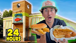 Eating Southern FAST FOOD Restaurants For 24 HoursPart 2 [upl. by Studnia]