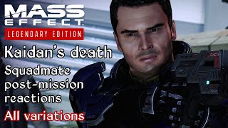 Mass Effect 3  What if Kaidan died during Priority The Citadel II [upl. by Gunzburg327]