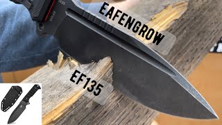 The Eafengrow EF135 tactical survival knife A budget beast [upl. by Flower]