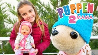 Puppen Mama  Ayça geht mit Rose und Lolli in den Garten [upl. by Genvieve]