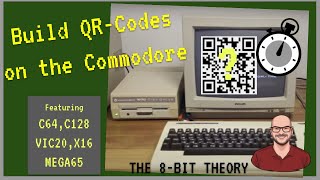 QR Codes from the C128 VIC20 C64 Mega65 and Commander X16  In Basic C and 6502 Assembly [upl. by Alexander879]