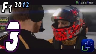 F1 2012 Walkthrough  Part 3  Champions Mode  Kimi Raikkonen  The Icemane Returns [upl. by Lednew]