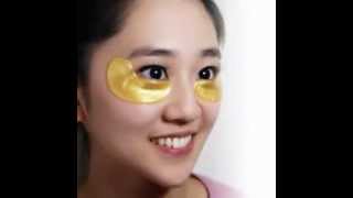 24K Gold Crystal Collagen Eye Mask [upl. by Kitti887]