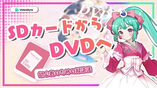 SDカードの動画をDVDに焼く・作成しよう！｜初心者ガイド [upl. by Mab471]