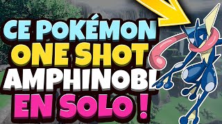 COMMENT ONE SHOT LE RAID AMPHINOBI EN SOLO POKEMON ECARLATE ET VIOLET [upl. by Mckale475]