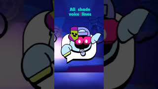 All shade voice lines whit Pins brawlstars voicelines shade sneekpeek [upl. by Asik]