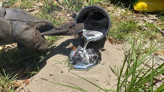 Casting A Pyramid Ant Colony With Molten Aluminum Anthill Art 18 [upl. by Ophelia]