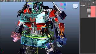 Rigging and 3D Modeling Demo Reel by Eske Yoshinob  Optimus Prime from Transformers [upl. by Costin]