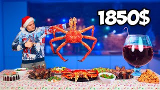 The Most Expensive Christmas Dinner for 1850  Caviar  Snails  King Crab  Marbled Beef [upl. by Gaskin576]