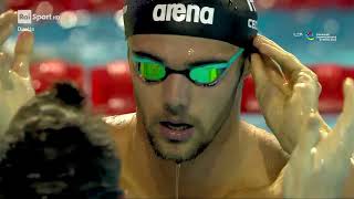 THOMAS CECCON ESC Otopeni 2023 100 IM semifinal DSQ [upl. by Aicitel982]