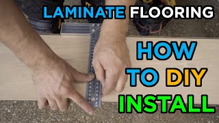 How to Install Laminate and Water Resistant Laminate [upl. by Arrak345]