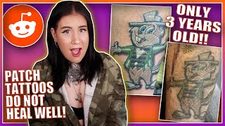 Tattoo Enthusiast Reacts To Fresh VS Healed Tattoos 4 [upl. by Adlihtam517]