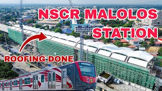 NSCR MALOLOS STATION LATEST UPDATE DOTr PNR NSCR TNDB CommuterTrain Fyp [upl. by Novad180]