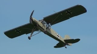 Fieseler Storch at Abingdon 4th May 2014 [upl. by Aihsenot962]