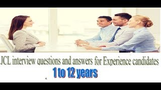 JCL interview questions and answers for experience candidates [upl. by Thynne]