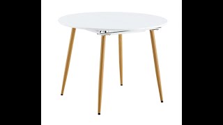 Mesa Comedor Redonda Extensible 100Ø Mediterráneo  Noryk Home [upl. by Haidadej]