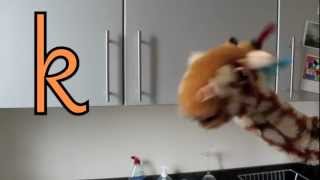 Geraldine the Giraffe learns the k sound [upl. by Ed]