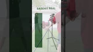 Base Hit Real amp Lite Baseball Pitching Machine  Heater Sports [upl. by Afatsom]