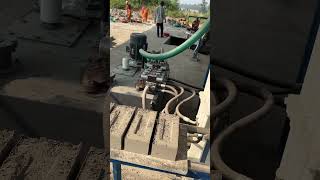 Brick making machine working too speedbuildingmaterials shortvideo automobile shortsviral [upl. by Romo]