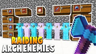 RAIDING ARCH ENEMY  Minecraft FACTIONS 625 [upl. by Elli587]