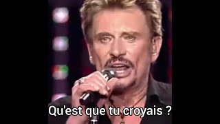 Johnny Hallyday Questce que tu croyais   version Bercy 2003 [upl. by Rozanne308]