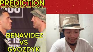 DAVID BENAVIDEZ VS OLEKSANDR GVOZDYK FIGHT PREDICTION AND ANALYSIS [upl. by Ateuqirne]