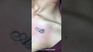 initial tattoo Name tattoo chest tattoo trending trendingshorts youtube youtubeshorts tattoo [upl. by Annaili]