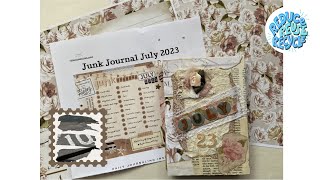 junkjournaljuly  Stripped Back [upl. by Anstus]