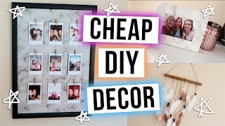 Cheap amp Easy DIY Room Decor  ohhitsonlyalice [upl. by Bernete800]