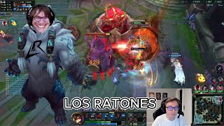 LOS RATONES Bausffs POV INSANE 12 CS Per Minute AP Volibear [upl. by Amity]