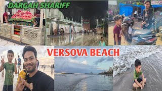 Versova beach ⛱️ full vlog  Hazrat Syed Shukrulla shah Qadri dargah  journey with family [upl. by Myo]