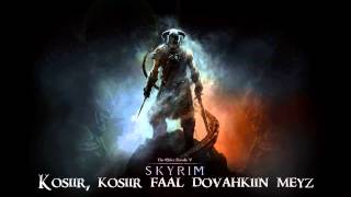 SkyrimDovahkiinOrchestra version [upl. by Langille]