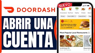 Como Abrir Una Cuenta De Doordash  En 2024 [upl. by Izaak978]