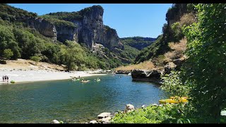 Sentier des gorges de lArdèche  Version longue 43mn [upl. by Raynard]