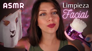 ASMR • Limpieza FACIAL profunda mientras TOCO tu carita Roleplay [upl. by Skillern494]