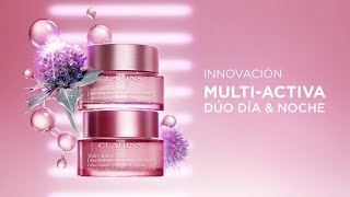 Nuevo dúo MultiActiva Día y Noche  Clarins [upl. by Kirkpatrick]