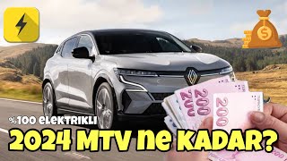 Megane ETech kaç para 2024 MTV ödedim  100 elektrikli [upl. by Ayekam]