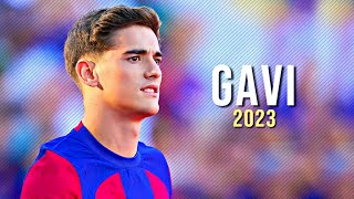 Pablo Gavi • Mejores Jugadas Asistencias y Goles 2023 [upl. by Neersin]