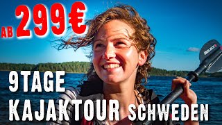 OutdoorReise Kajaktour auf eigene Faust Schweden DalslandKanal inkl An und Abreise Ausrüstung [upl. by Cull]