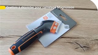 Avis Consommateur  Grattoir à déjointer pour carrelage Magnusson  Castorama [upl. by Israeli612]