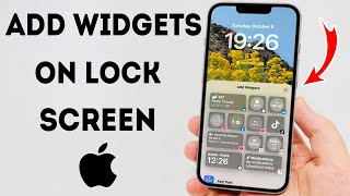 How To Add Widgets On Lock Screen iPhone  Full Guide [upl. by Nehttam51]