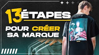 Créer sa marque de vêtements  les 13 étapes à suivre GUIDE pour créer sa marque ✔️ [upl. by Seagraves65]