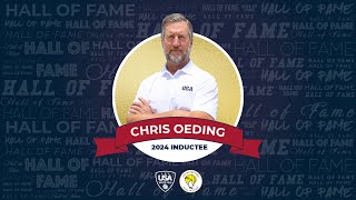 2024 Hall of Fame Chris Oeding Induction Video [upl. by Amsa]