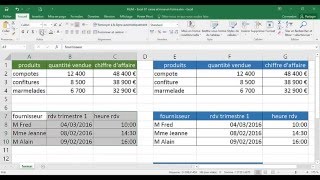 Excel  1 Basique  Cours Saisie et mise en forme [upl. by Yatnwahs791]