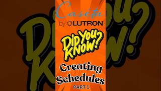 Lutron Caseta Scheduling 2025 Secrets Revealed [upl. by Volnak]