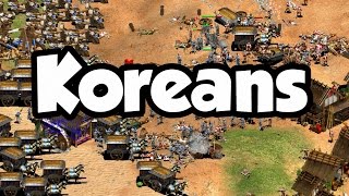 Koreans Overview AoE2 [upl. by Marlo715]