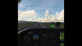 Glasgow Approach and Landing microsoftflightsimulator aviation shorts cessna scotland british [upl. by Mallorie729]