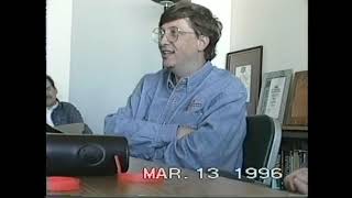 Wired Interviews Bill Gates 1996 [upl. by Ynohta]