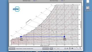 ASHRAE HVAC Psychrometric Chart App [upl. by Yniatirb670]