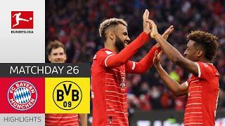 Tuchel Starts With Strong Win  Bayern München  Borussia Dortmund  Highlights  MD 26 – BuLi 2223 [upl. by Whitnell]